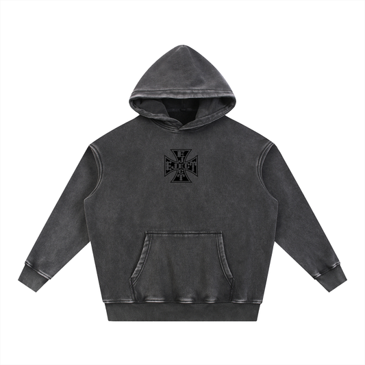 Iron Cross Washed Hoodie
